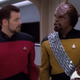Worf and Riker.